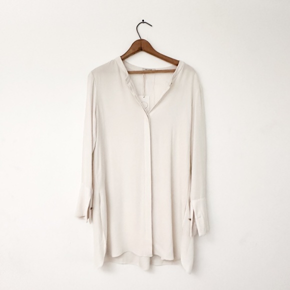 MM La Fleur Lagarde Shirt - Eco Soft Wave: Alabaster - Size Medium - Picture 1 of 7